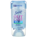 Secret, Outlast, 48 Hour Clear 젤 데오드란트, 무향, 2.6 oz (73 g)