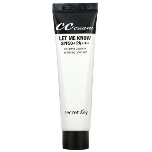 Secret Key, Let Me Know, CC Cream, SPF 50+ PA+++, 1.01 fl oz (30 ml)