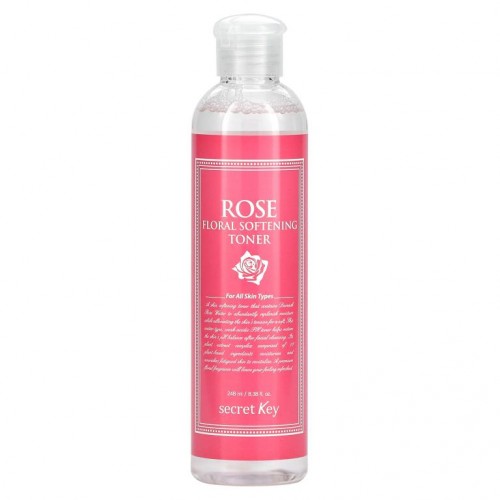 Secret Key, 로즈 플로랄 소프닝 토너 248ml(8.38fl oz)