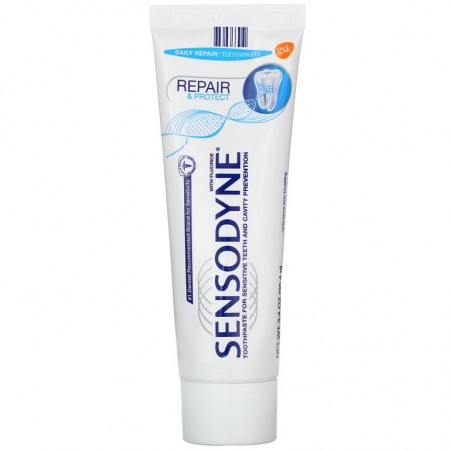 Sensodyne, 리페어 앤 프로텍트 불소 함유 치약, 3.4oz(96.4g)