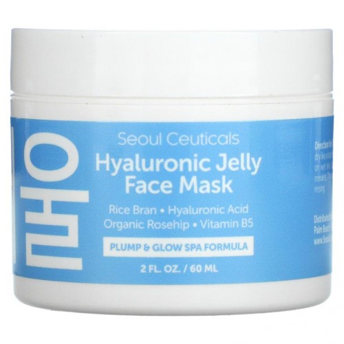 SeoulCeuticals, 히알루로닉 젤리 뷰티 페이스 마스크, 60ml(2fl oz)