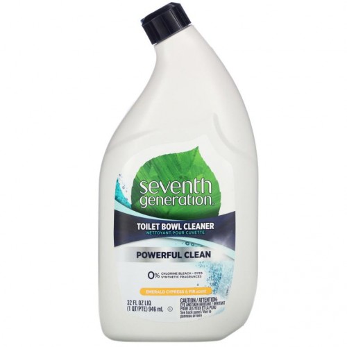 Seventh Generation, 화장실 변기 클리너, 에메랄드 사이프러스 & 전나무, 946ml(32fl oz)