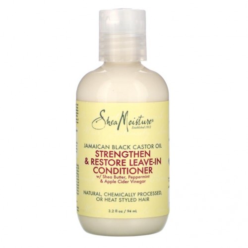 SheaMoisture, 자메이카 블랙 캐스터오일, 강화 및 회복 리브-인 컨디셔너, 94ml(3.2fl oz)