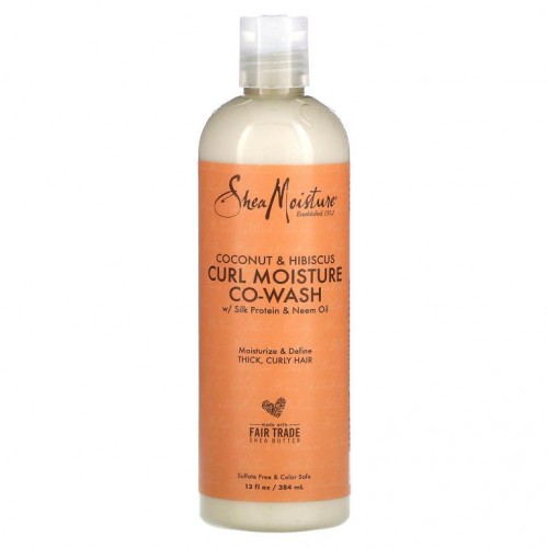 SheaMoisture, 컬 모이스처 코-워시, 코코넛 & 히비스커스, 354ml(12fl oz)