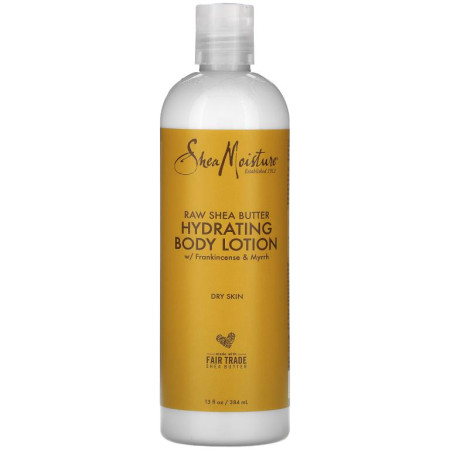 SheaMoisture, 무가공 시어버터, 하이드레이팅 바디 로션, 384ml(13fl oz)