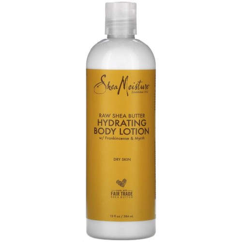 SheaMoisture, 무가공 시어버터, 하이드레이팅 바디 로션, 384ml(13fl oz)