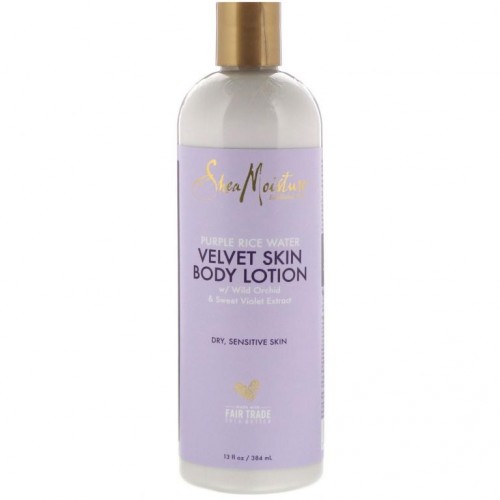 SheaMoisture, 퍼플 라이스 워터, 벨벳 스킨 바디 로션, 384ml (13 fl oz)