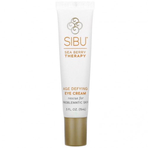 Sibu Beauty, 에이지 디파잉 아이 크림, 산자나무, .5 액량 온스 (15 ml)