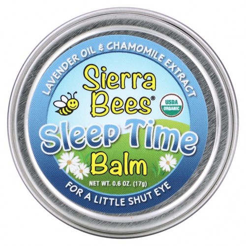 Sierra Bees, 슬립 타임 밤 스틱, 라벤더 & 카모마일, 17g(0.6oz)