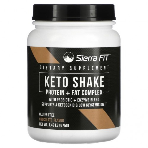 Sierra Fit, 케토 셰이크, 초콜릿, 675g(1.49lbs)