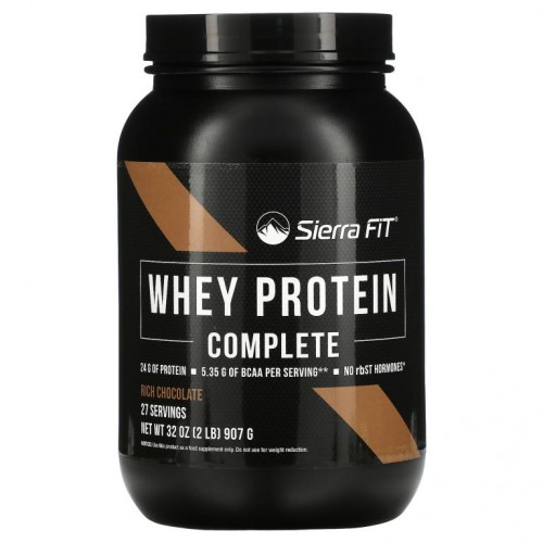 Sierra Fit, 유청 단백질 컴플리트, 리치 초콜릿, 907g(2lbs)