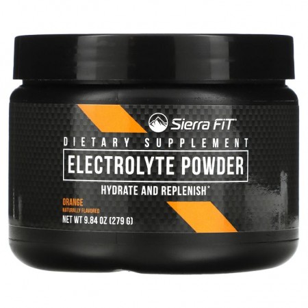 Sierra Fit, 전해질 분말, 0 칼로리, 오렌지, 279g (9.84oz)