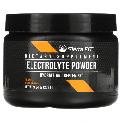 Sierra Fit, 전해질 분말, 0 칼로리, 오렌지, 279g (9.84oz)