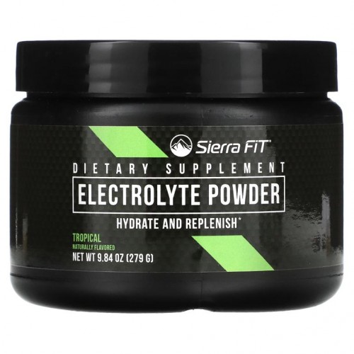 Sierra Fit, 전해질 분말, 0 칼로리, 트로피컬, 308g (10.8oz)