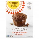Simple Mills, 아몬드 분말 베이킹 믹스, 펌킨 머핀 & 브레드, 255g(9.0oz)