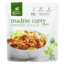 Simply Organic, 마드라스 카레 시머 소스, 인도 음식, 170g(6oz)