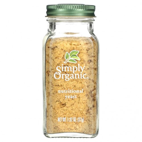 Simply Organic, 유기농, 영양 효모, 37g(1.32oz)