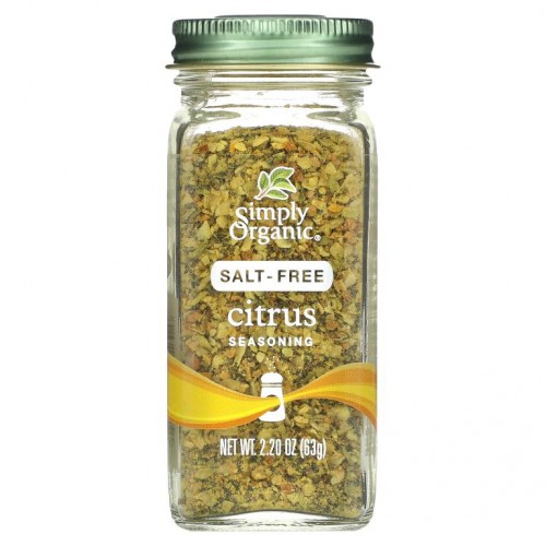 Simply Organic, 시트러스 시즈닝, 무염, 63g(2.20oz)