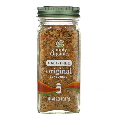 Simply Organic, 오리지널 시즈닝, 무염, 67g(2.30oz)