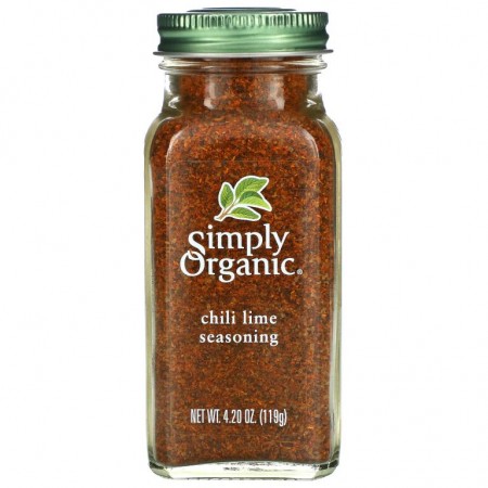 Simply Organic, 칠리 라임 시즈닝, 119g (4.20 oz)