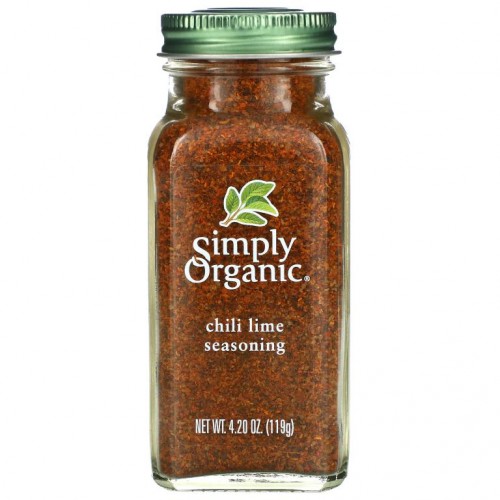 Simply Organic, 칠리 라임 시즈닝, 119g (4.20 oz)