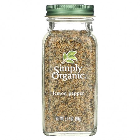 Simply Organic, 레몬 페퍼, 3.17 oz (90 g)