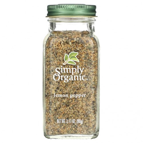 Simply Organic, 레몬 페퍼, 3.17 oz (90 g)