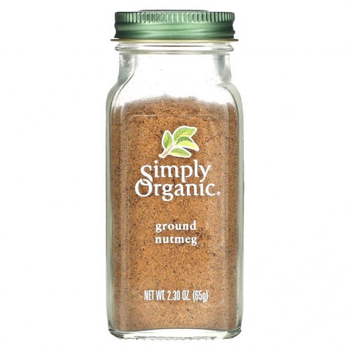 Simply Organic, 빻은 넛맥, 65 g(2.30 oz)