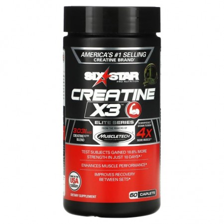 Six Star, 엘리트 시리즈, Creatine X3, 60정