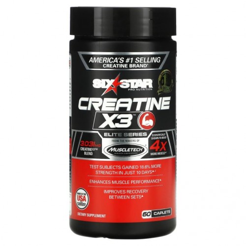 Six Star, 엘리트 시리즈, Creatine X3, 60정