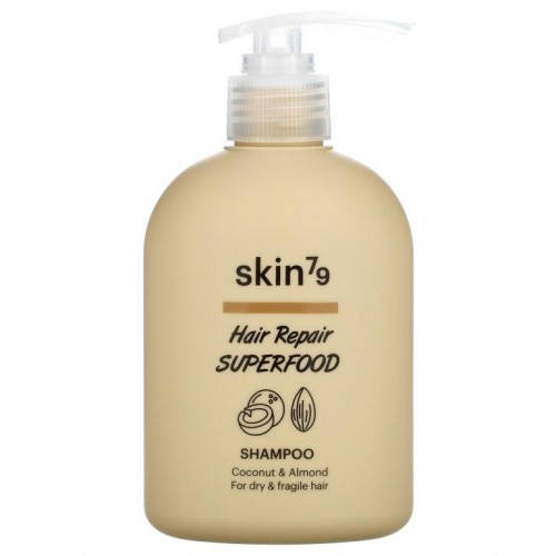 Skin79, Hair Repair Superfood, Shampoo, For Dry & Fragile Hair, Coconut & Almond, 7.77 fl oz (230 ml)