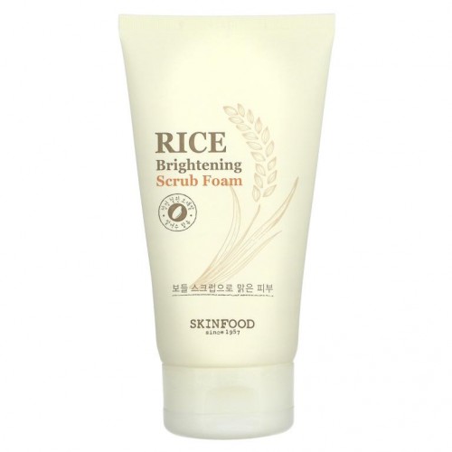 Skinfood, 쌀 브라이트닝 스크럽 폼, 5.07 fl oz (150 ml)
