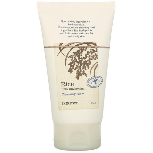 Skinfood, Rice Daily Brightening Cleansing Foam, 5.07 fl oz (150 ml)