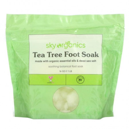 Sky Organics, 티트리 족욕제, 16oz(1lb)