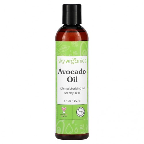 Sky Organics, 아보카도 오일, 236ml(8fl oz)