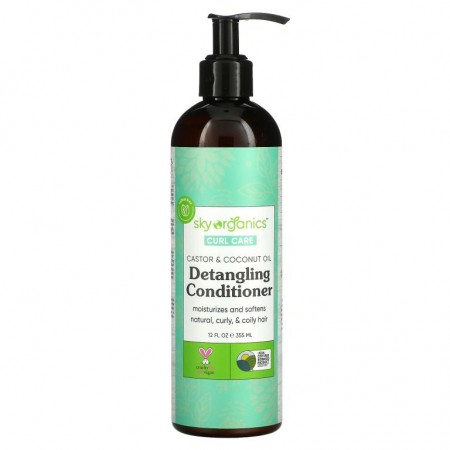 Sky Organics, Curl Care, Detangling Conditioner, 12 fl oz (355 ml)