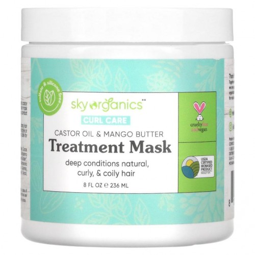 Sky Organics, Curl Care, Treatment Mask, 8 fl oz (236 ml)