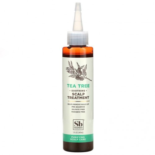 Soapbox, Soothing Scalp Treatment, Tea Tree, 5 fl oz (147 ml)