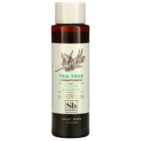 Soapbox, Tea Tree Conditioner, Clean & Purify , 16 fl oz (473 ml)
