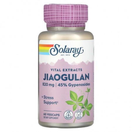Solaray, 쟈오굴란 뿌리 추출물, 410mg, 베지 캡슐 60정