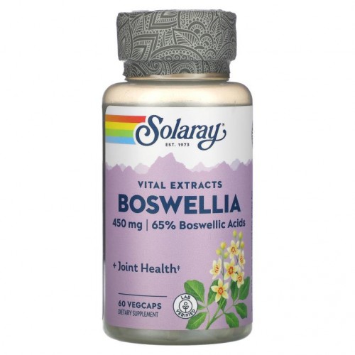 Solaray, 보스웰리아 추출물, 450mg, 베지 캡슐 60정