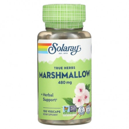 Solaray, 마시멜로, 480 mg, 베지 캡슐 100정