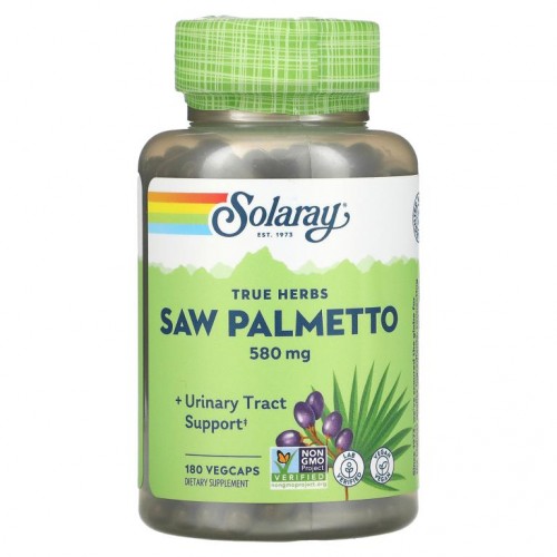 Solaray, 쏘팔메토 홀 베리, 580mg, 베지 캡슐 180정