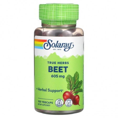 Solaray, 비트, 605 mg, 100 베지캡