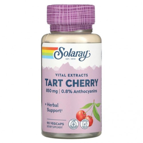 Solaray, 타트체리, 850mg, 베지 캡슐 90정