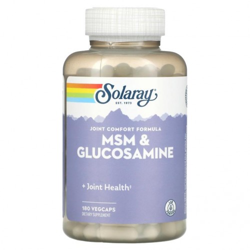 Solaray, MSM & 글루코사민, 베지 캡슐 180정