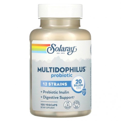 Solaray, Multidophilus 프로바이오틱, 200억CFU, 베지캡슐 100정