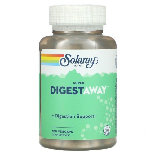 Solaray, Super Digestaway, 소화 효소 혼합물, VegCaps 180정