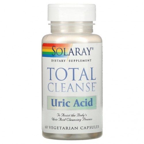 Solaray, Total Cleanse, 요산, 베지 캡슐 60정