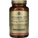 Solgar, 비타민D3(콜레칼시페롤), 125mcg(5,000IU), 베지 캡슐 240정